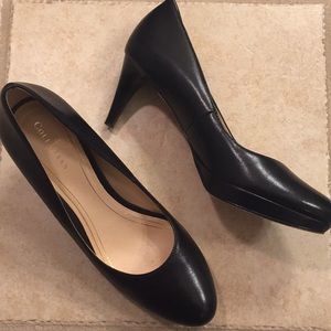 Cole Haan Blk Nike Air Platform heels size 7.5 N
